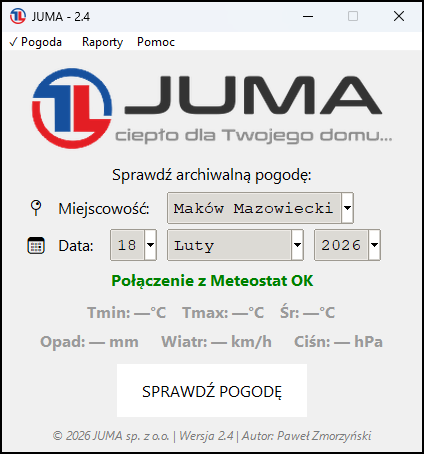 Aplikacja JUMA